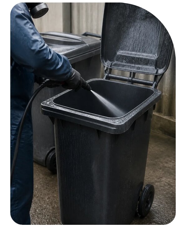 Дезинсекция мусорных баков в Михайловке по цене от 1525 р. | Сенат-Мхл